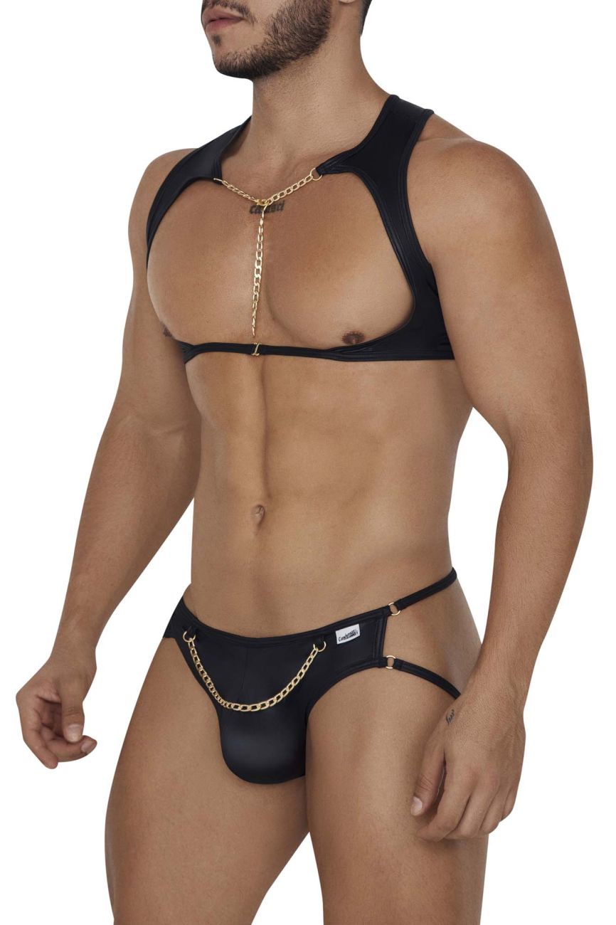 JCSTK - CandyMan 99682 Harness Jock Two Piece Set Black