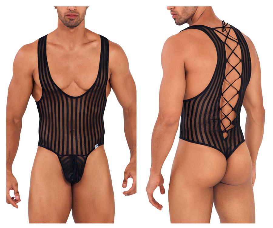 JCSTK - CandyMan 99727 Work-N-Play Bodysuit Black