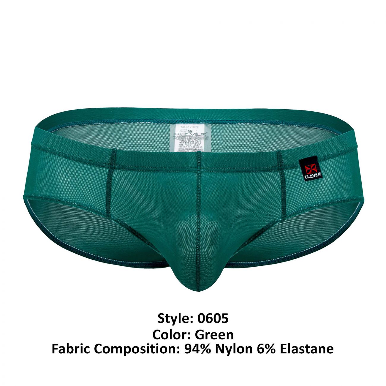 Clever 0605-1 Explore Briefs Green