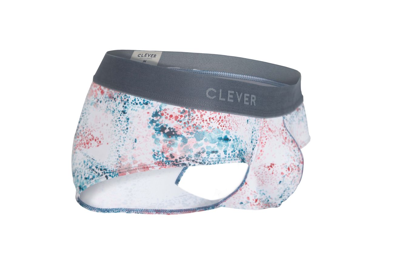 Clever 1133 Sacred Briefs White Print