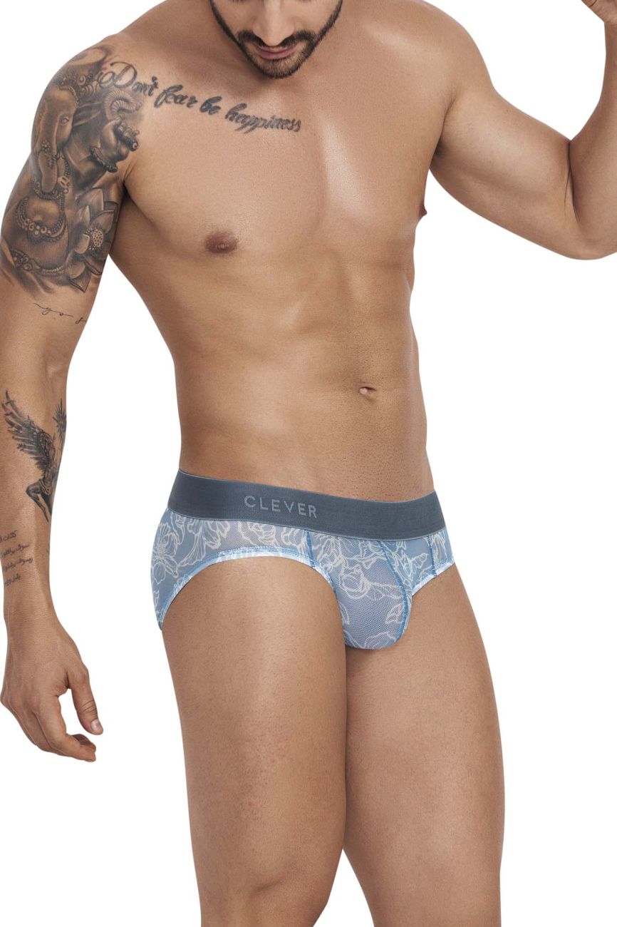 Clever 1213 Avalon Briefs Gray Print