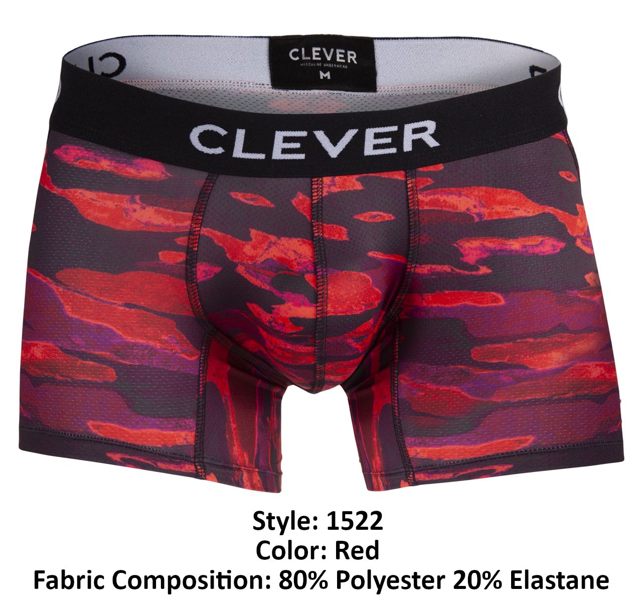 Clever 1522 Navigate Trunks Red