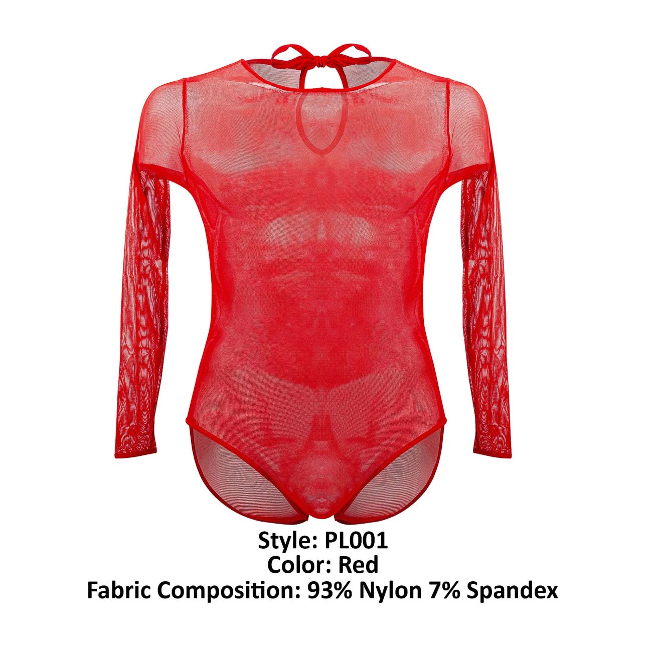 JCSTK - PLURAL PL001 Non-binary Underwear Bodysuit Red