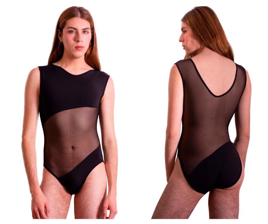 JCSTK - PLURAL PL002 Non-binary Underwear Bodysuit Black