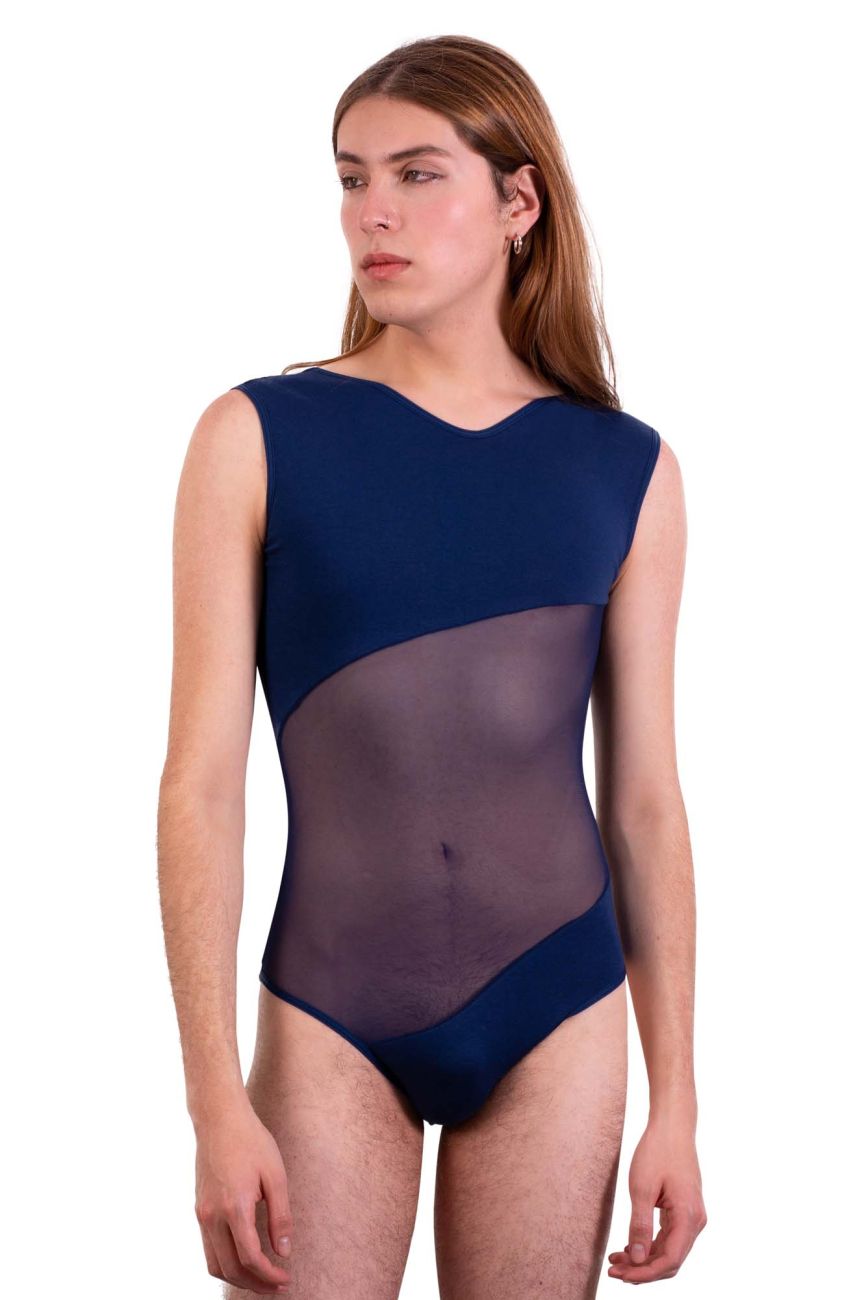 JCSTK - PLURAL PL002 Non-binary Underwear Bodysuit Blue