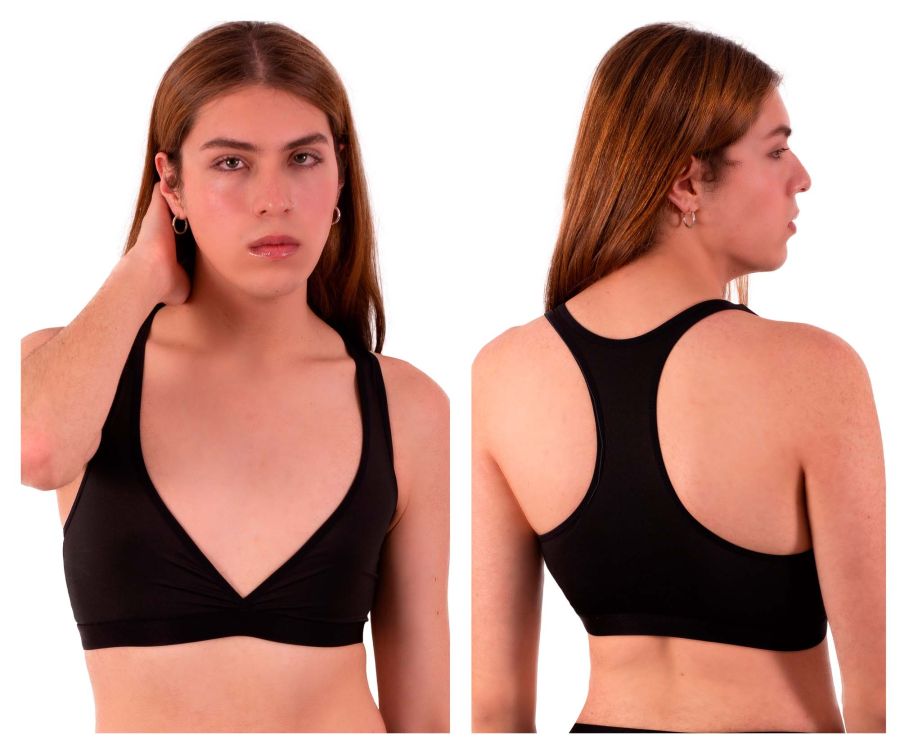 JCSTK - PLURAL PL003 Non-binary Underwear Bra Top Black