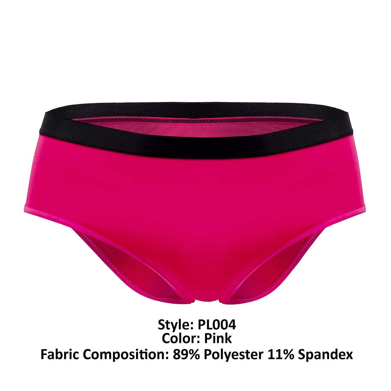 JCSTK - PLURAL PL004 Non-binary Underwear High Waisted Briefs Pink