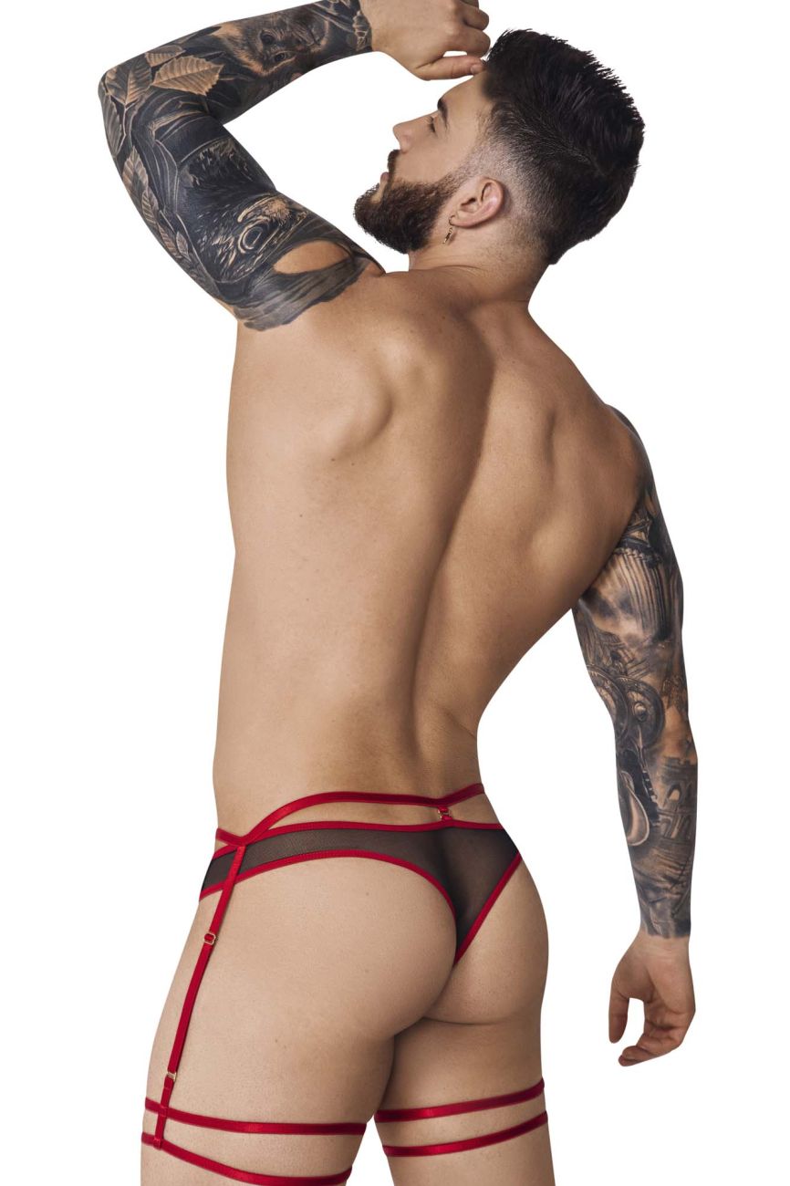 JCSTK - Pikante 1082 Lujueria Garter Thongs Red