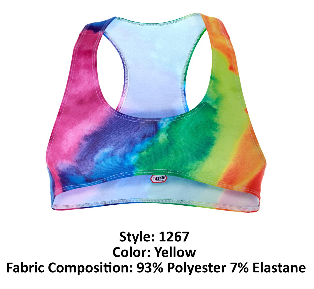 JCSTK - Pikante 1267 Ultra Crop Top Rainbow