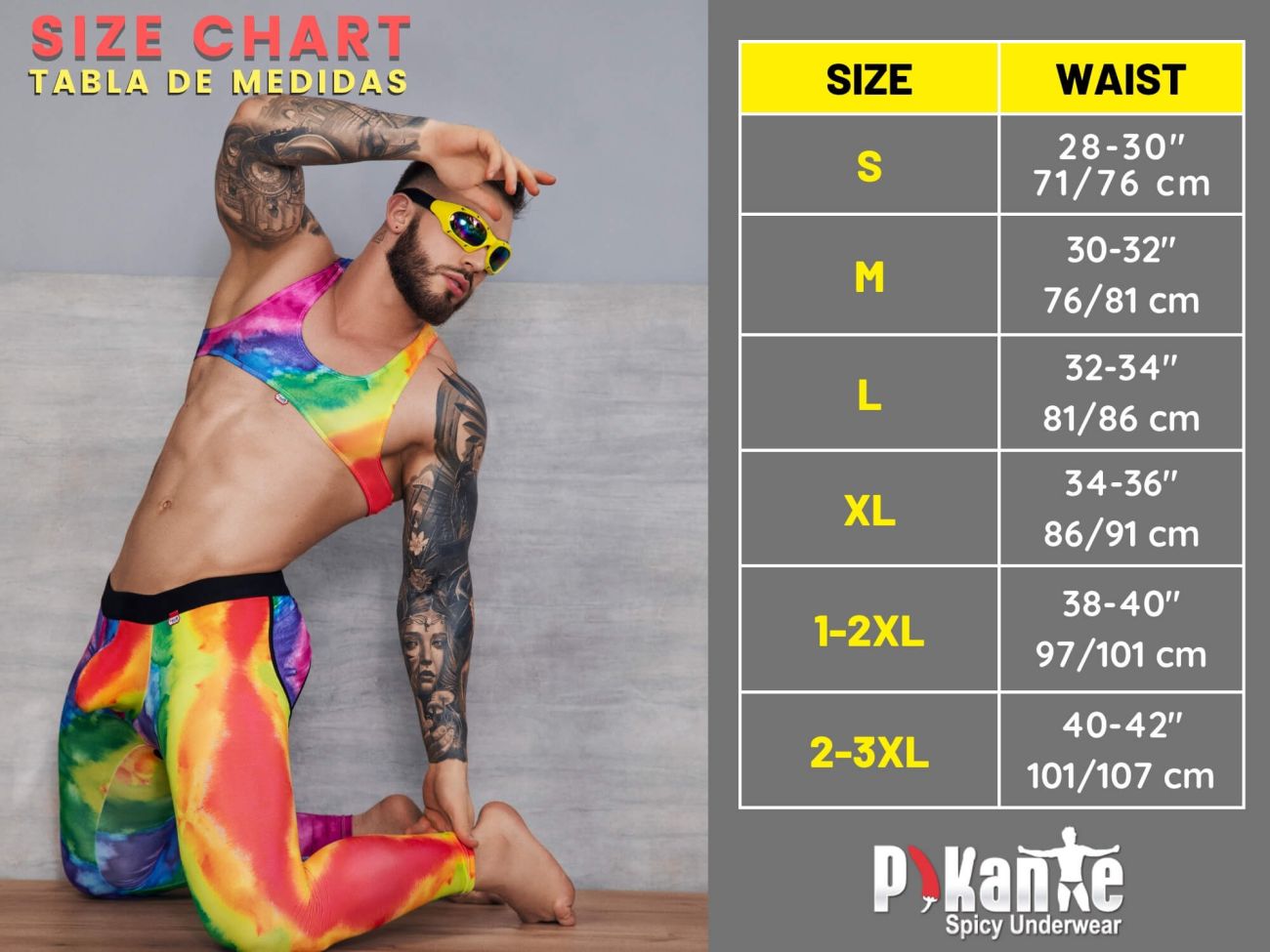 JCSTK - Pikante 1263 Ultra Athletic Pants Rainbow