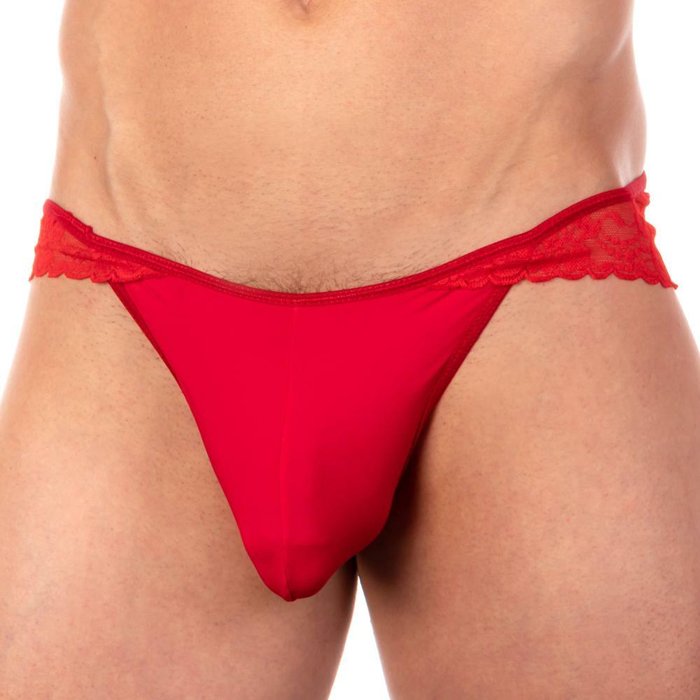 JCSTK - Secret Male SMI026 Mens Carnation Bikini Brief Red